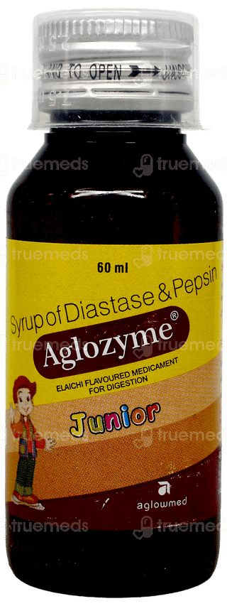 Aglozyme Junior Elaichi Flavoured Syrup 60Ml